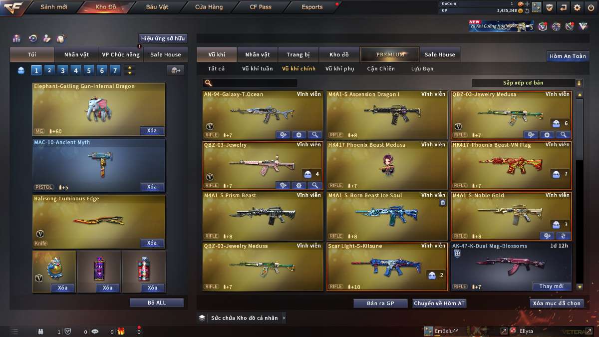 shop acc cf uy tin gia re